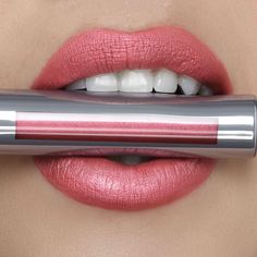 Starlet | Coral Pink With Gold And Silver Shimmer | Runway Rogue Lips Outline, Outline Lips, Pink Liquid Lipstick, Metallic Liquid Lipstick, Shimmer Lipstick, Lips Nails, Soften Lips, Best Makeup Tips, Design Makeup