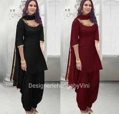 Custom made black and maroon patiala suit perfect for all festive and wedding occasions. Size- Custom made as per your size so message us for the size chart. Manufacturing time- 7 days All size available from XS to 5XL. Fabric details- Silk Dupatta- Georgette For custom measurements, contact us on etsy conversation after placing the order. Gurdwara Suits, India Costume, Dhoti Salwar Suits, Patiala Dress, Trendy Kurti, Suits Indian, Patiala Suit Designs, Patiyala Dress, Patiala Salwar Suits