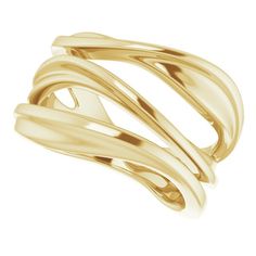 Over the years, the rise of minimalist trends has taught us the beauty of, "less is more." This 14K yellow gold crossover ring featuring a negative space design is the living proof. Just like clothes, the gem and jewellery industry also took to clean shapes with sleek designs and soft tones. This delicate piece is designed to become part of your daily wardrobe like invisible armour that is always with you. Material: 14k Yellow Gold Finger Size: 4 to 9 Top Height: 2.97 mm Shoulder Width: 1 mm Sha Knife Edge Wedding Band, Negative Space Design, Space Rings, Crossover Ring, Living Proof, Solid Gold Rings, Pretty Rings, Yellow Gold Ring, Negative Space