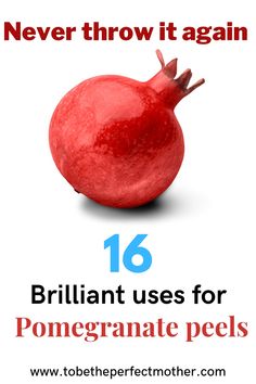 16 brilliant uses of pomegranate peels Peeling Pomegranate How To, Pomegranate Skin Benefits, Pomegranate Peel Benefits, Peel Pomegranate How To, Pomegranate Peeling Hacks, How To Peel A Pomegranate, Pomegranate Ideas, Pomegranate Recipes Healthy, Health Benefits Of Pomegranate