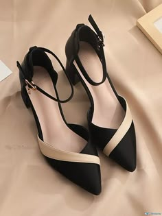 OrcaJump - Versatile Plain PU Flat Shoes for All Seasons Sepatu Pump, Party Shoes Heels, Shoes For Party, Gaun Koktail, Medium Heel Shoes, Beige Square, Party Ladies, Casual High Heels, Mid Heels Pumps