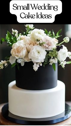 elegant and simple small wedding cake Simple Wedding Cake, Wedding Cake Inspiration, Wedding Cake Designs, Cake Inspiration