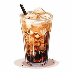 Iced Coffee Clipart: Chiaroscuro Art Style, 4K & SVG Iced Coffee Clipart, Iced Coffee Painting, Coffee Vector Art, Coffee Poster Design, Coffee Artwork, Coffee Clipart, Chiaroscuro Art, Note Pad Design, Coffee Vector