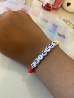 This is inspired by the show, but it also makes a great friendship bracelet Friends Bracelet, Friend Bracelets, Pink Pearl, Heart Bracelet, Eras Tour, Friendship Bracelet, Munich, Friendship Bracelets, Jewelry Bracelets