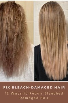 Super Damaged Hair Repair, Salon Treatments For Damaged Hair, Bleach Hair Repair, Damaged Ends Repair, Fried Bleached Hair, Blonde Damaged Hair Remedies, Blonde Breakage Hair, Hair Mask For Bleached Damaged Hair