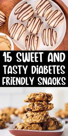 Simple snacks that are delicious. Tasty snack recipes that diabetics can eat. Easy diabetic snacks and recipese! Snacks Diabetics Can Eat, No Carb Snacks For Diabetics, Baking For Diabetics Delicious Recipes, Diabetics Desserts Recipes, Sweet Snacks For Diabetics, Healthy Desserts For Diabetics, Healthy Quick Snacks On The Go, Sugar Free Snack Ideas, Dieabitic Snack