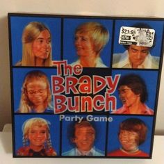 the brady bunch party game is on display