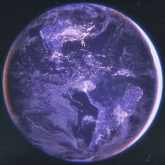 an image of the earth taken from space