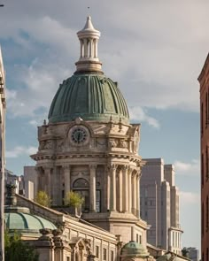 an old building with a dome on top