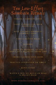 Samhain Release Ritual, Simple Samhain Ritual, What Is Samhain, Ways To Celebrate Samhain, How To Celebrate Samhain, Samhain Offering, Samhain Tree, Samhain Herbs, Samhain Quotes