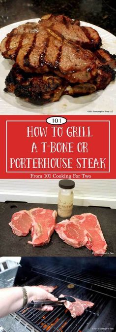 how to grill a bone or pork steak