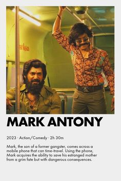 an ad for mark antony with two men