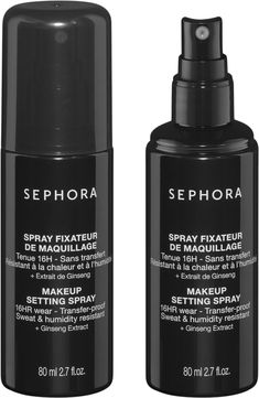 Upptäck SEPHORA COLLECTION makeup-fixeringsspray, 16 timmars hållbarhet (1), överföringsfri och uppfriskande.En idiotsäker makeupfixerDenna makeup-fixeringsspray är en sann skyddsängel som gör din makeup mer effektiv och förlänger dess hållbarhet i upp till 16 timmar (1) Den bildar ett skyddande lager som gör din makeup transferfri, värme- och fukttålig. Under dagen förhindrar denna makeup-fixerande spray att din makeup sätter sig i porer och fina linjer och minskar antalet korrigeringar som behövs. Resultatet: din makeup förblir felfri i alla situationEn spray för att fixera makeup och ge den en fräsch lookSEPHORA COLLECTION sminkspray är berikad med ginseng-extrakt, känt för sina energigivande egenskaper. Används som en touch-up och återupplivar glansen i sminket som om det precis hade a Sephora Wishlist, Fixing Spray, Collection Makeup, Makeup Setting Spray, Aesthetic Shirts, Sephora Collection, Setting Spray, Touch Up, Makeup Products