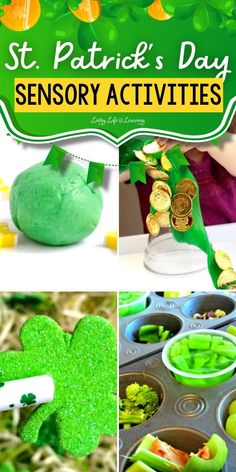 st patrick's day activities and crafts for kids to do with the shamrocks