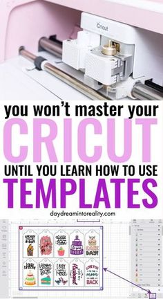 the instructions for how to use cricut with pictures and text overlays