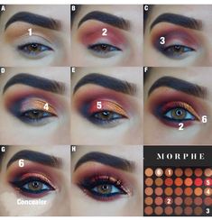 Morphe 350, Smokey Makeup, Morphe Eyeshadow, Eyeshadow Tutorials, Star Makeup