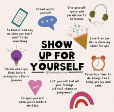 Show Up For Yourself, Mental Health Facts, Self Care Activities, Self Compassion, Forgiving Yourself, Healthy Mind, Coping Skills