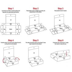 how to make a box out of cardboard - step by step instructions