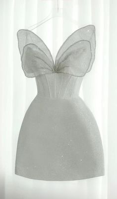 Shop the Bow Strapless Mini Dress in White and Feel Confident. Wide Range of Fashionable Dresses Available. Free International Shipping. Shop Now! Short Strapless Prom Dresses, Unique Homecoming Dresses, White Homecoming Dresses, Gaun Fashion, Wedding Spring, Dress Princess, Wedding Summer, Short Prom Dress, Short Prom