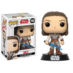 Funko POP Star Wars: The Last Jedi - Rey - Walmart.com - Walmart.com Star Wars Trivia, Star Wars The Last Jedi, Star Wars Quotes, Star Wars Models