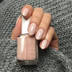 Simple Elegant Nails, Neutral Nail Color, Essie Nail, Elegant Nails, Manicure Y Pedicure, Feel Pretty, Nail Shapes, Nail Polish Colors