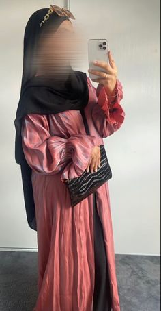 Abaya Outfit, Mode Turban, Hijabi Aesthetic, Muslim Fashion Hijab, Hijabi Outfits