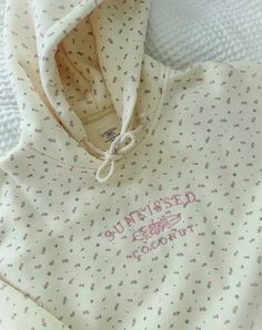 Floral Sunkissed Hoodie – Beachables Sunkissed Coconut Hoodie, Sunkissed Coconut, Clothes Wishlist, Subtle Pattern, Birthday Items, Floral Hoodie, Striped Bags, Casual Preppy Outfits, Aesthetic Fits