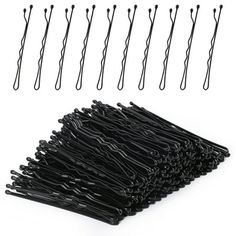 Pack in box Bobby Pins are stored in a box, convenient to store and pick, well organize these bulk of hair pins as they tend to get lost easily. 200 Counts hair pins are enough for your spare and replacement in daily. Size: 2".  Color: Black.  Gender: female.  Age Group: kids. Hair Screw Pins, Dr Accessories, Cheer Routines, Bling Phone Cases, Hair Clips For Women, 16th Birthday Gifts, Bobby Pin, Kids Hair, Hair Decorations