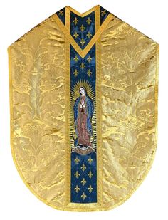 Our Lady Of Guadalupe, Lady Of Guadalupe, Gold Silk, Blue Silk, Pure Gold, Embroidery Details, Raw Silk, Our Lady, Fabric Samples