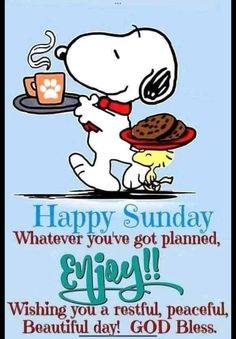 Sunday Snoopy, Sunday Morning Memes, Sunday Morning Wishes, Good Morning Happy Weekend, Beautiful Friend Quotes, Snoopy Happy Dance, Happy Sunday Images, Weekend Greetings, Happy Sunday Morning