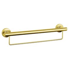 an image of a brass towel bar