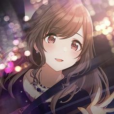 kogane tsukioka idolm@ster shiny colors deresute icon pfp Bungou Stray Dogs Wallpaper, Dog Wallpaper, Long Hair Girl, Mobile Legends, Art Inspiration Drawing, Color Themes, Aesthetic Iphone Wallpaper