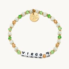 Virgo Mercury Bracelet - S/M Virgo Bracelet, Little Words Project, Capricorn Goat, Aries And Aquarius, Twin Beads, Fish Beads, Zodiac Bracelet, Sagittarius And Capricorn, Capricorn And Aquarius