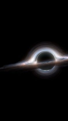 the black hole is seen in this artist's impression from nasa, which has been captured by an astronomical camera