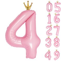 PRICES MAY VARY. Number Balloons: Package include number 4 balloon + Straw, You can buy other numbers to combine together to form any numbers Number 4 Balloon: Great 4th birthday party decorations for boy or girl, or anniversary photography props Large Number Balloons: It’s about 40 inch large, perfect big number balloon for your parties Unique Design: Number balloon and crown balloon are molded in one piece, beautiful and shiny,number balloons are made of premium aluminum foil, thick and non-to Number 4 Balloon, Crown Balloon, Birthday Cake Quotes, Birthday Card Pictures, Large Number Balloons, Cake Quotes, Old Birthday Cards, 4th Birthday Party, Anniversary Photography