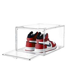 PRICES MAY VARY. Showcase Your Shoes with Style: Elevate your shoe storage game with our all-clear shoe box set. Not only will it beautifully display your collection, but it also makes it a breeze to identify your favorite pair in your shoes closet. Strong Shoe Containers Will Last For Years: Our stackable shoe box set is crafted from durable, high-quality plastic. Unlike flimsy clear bins or fragile shoe display cases, these containers are designed to withstand the test of time. Shield Your Sho Clear Stackable Shoe Storage, Clear Shoe Box, Clear Shoe Boxes Storage, Shoe Storage Clear Boxes, Clear Acrylic Shoe Boxes, Clear Shoe Boxes, Shoe Display Case, Shoe Containers, Shoes Closet