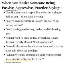 Passive Aggressive Behavior, Healing Relationships, Writing Therapy, Emotional Awareness