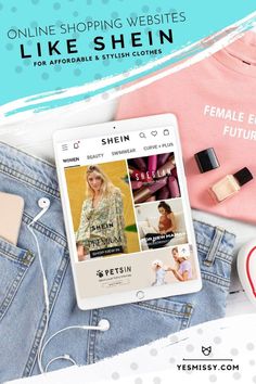 Shopping online for good deals? 20+ websites like SHEIN where you can find budget friendly and stylish clothing, shoes, accessories and more! Outfits For School Jeans, School Jeans Outfit, Jean Shorts Outfits, Canadian Lifestyle, Overnight Beauty Tips, Casual Cute Outfits, School Jeans, Outfits Summer Casual