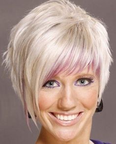 Style! Highlights Peekaboo, Short Asymmetrical Haircut, Latest Bob Hairstyles, Peekaboo Highlights, Asymmetrical Haircut, Long Pixie Hairstyles, Asymmetrical Pixie, Purple Highlights, Soft Lavender