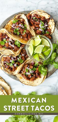 MEXICAN STREET TACOS, family dinner ideas for tonight Authentic Carne Asada, Mexican Street Tacos, Steak Taco Recipe, Street Taco Recipe, Mini Tacos, Butter Shrimp, Easy Taco