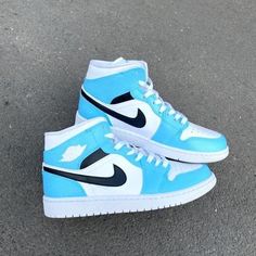 Custom Air Jordan 1 Blue & Black – insdrip Air Jordan 1 Blue, Custom Air Jordan 1, Sneaker Closet, Jordan 1 Blue, Nike Shoes Women Fashion, Nike Shoes Girls, Nike Fashion Shoes, Preppy Shoes