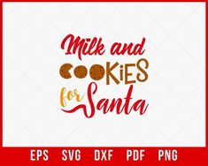 I'M Only a Morning Person on Christmas SVG Cutting File Digital Download Boyfriend Snapchat, Milk And Cookies For Santa, Free Cricut Images, Cookies For Santa, Digital Alphabet, Milk And Cookies, Svg Images