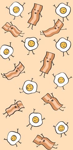 an image of bacon and eggs on a plate