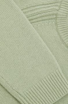 Ribbed stitching highlights the raglan shoulders that give this wool-blend sweater its casual aesthetic. Crewneck Long sleeves with ribbed cuffs 79% wool, 21% polyamide Hand wash, dry flat Imported Cloud Jumper, Cloud Sweater, Aesthetic Crewneck, Modern Clothing, Design Philosophy, London Today, Newborn Dresses, Stockinette Stitch, Clothes Crafts