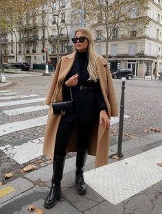 All Black Outfit For Work, Business Casual Outfits Winter, Classy Winter Outfits, Paris Outfits, Stockholm Fashion, Cold Weather Outfits, Outfit Inspo Fall