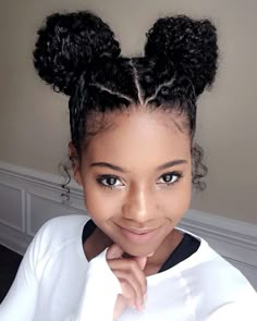 B U N L I F E Mixed Race Hairstyles, Mixed Girl Hairstyles, Trendy We Fryzurach, Makeup Tip, Mixed Hair, Penteado Cabelo Curto, Creative Hairstyles