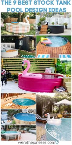 the 9 best stock tank pool design ideas