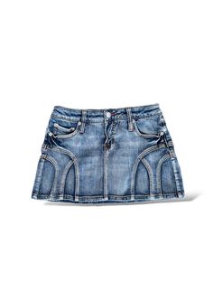 Jean Mini Skirt Cute Flowy Mini Skirt, Vintage Clothing Pieces, Where To Buy Summer Clothes, Outfit Ideas With Skirt, Jean Skirt Outfits Summer, Skirt Over Jeans, Custom Skirt, Jean Mini Skirt, Mini Denim Skirt