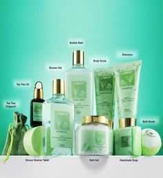 Tea Tree Bath Set - Luxury Aromatherapy Home Spa Set with Calming Mint Fragrance – 15 Piece Gift Basket - Tea Tree Bath Oil, Shower Gel, Bubble Bath, Handmade Soap, Steamer Tablet, Potpourri and More | Tea Tree Bath Set - Luxury Aromatherapy Home Spa Set with Calming Mint Fragrance – 15 Piece Gift Basket - Tea Tree Bath Oil, Shower Gel, Bubble Bath, Handmade Soap, Steamer Tablet, Potpourri and MoreHOLISTIC HOME SPA TREATMENT - Lovery Tea Tree Bath Set is specially formulated to relax your Mind, Home Spa Set, Relaxation Gift Basket, Bath Gift Basket, Spa Basket, Skin Tea, Tea Tree Shampoo, Home Spa Treatments, Relax Your Mind, Bath Oil