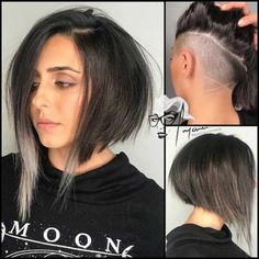 Bob With Undercut, Undercut Bob Haircut, Asymmetrical Bob Haircuts, Long Bobs, Haircut Types, Wavy Bob Hairstyles, Asymmetrical Bob, Bob Haircut With Bangs, Bob Haircuts For Women